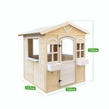 DS BD Outdoor Kids Cubby House Wooden Playhouse