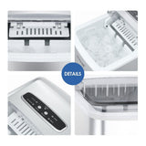 DS BD MAXKON Ice Maker Cube Machine 12KG Capacity Silver