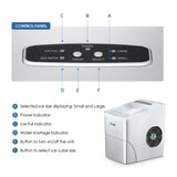 DS BD MAXKON Ice Maker Cube Machine 12KG Capacity Silver