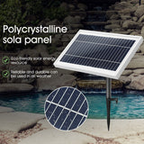 DS BD 10W Solar Powered Fountain Water Pump for Outdoor Garden Pond Pool
