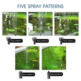DS BD 5W Solar Powered Fountain Water Pump for Outdoor Garden Pond Pool