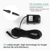 DS BD 20W Solar Powered Fountain Water Pump for Outdoor Garden Pond Pool