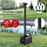 DS BD 20W Solar Powered Fountain Water Pump for Outdoor Garden Pond Pool