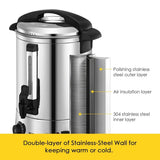 DS BD Maxkon 15L Hot Water Urn Instant Dispenser with Double Layer