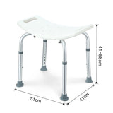 DS BD New Adjustable Shower Chair Bath Tub Seat Bench for Elderly Disabled