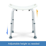 DS BD New Adjustable Shower Chair Bath Tub Seat Bench for Elderly Disabled