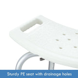 DS BD New Adjustable Shower Chair Bath Tub Seat Bench for Elderly Disabled