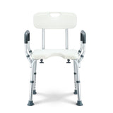DS BD Medical Shower Chair Bathtub Bath Seat Stool with Back and Armrests