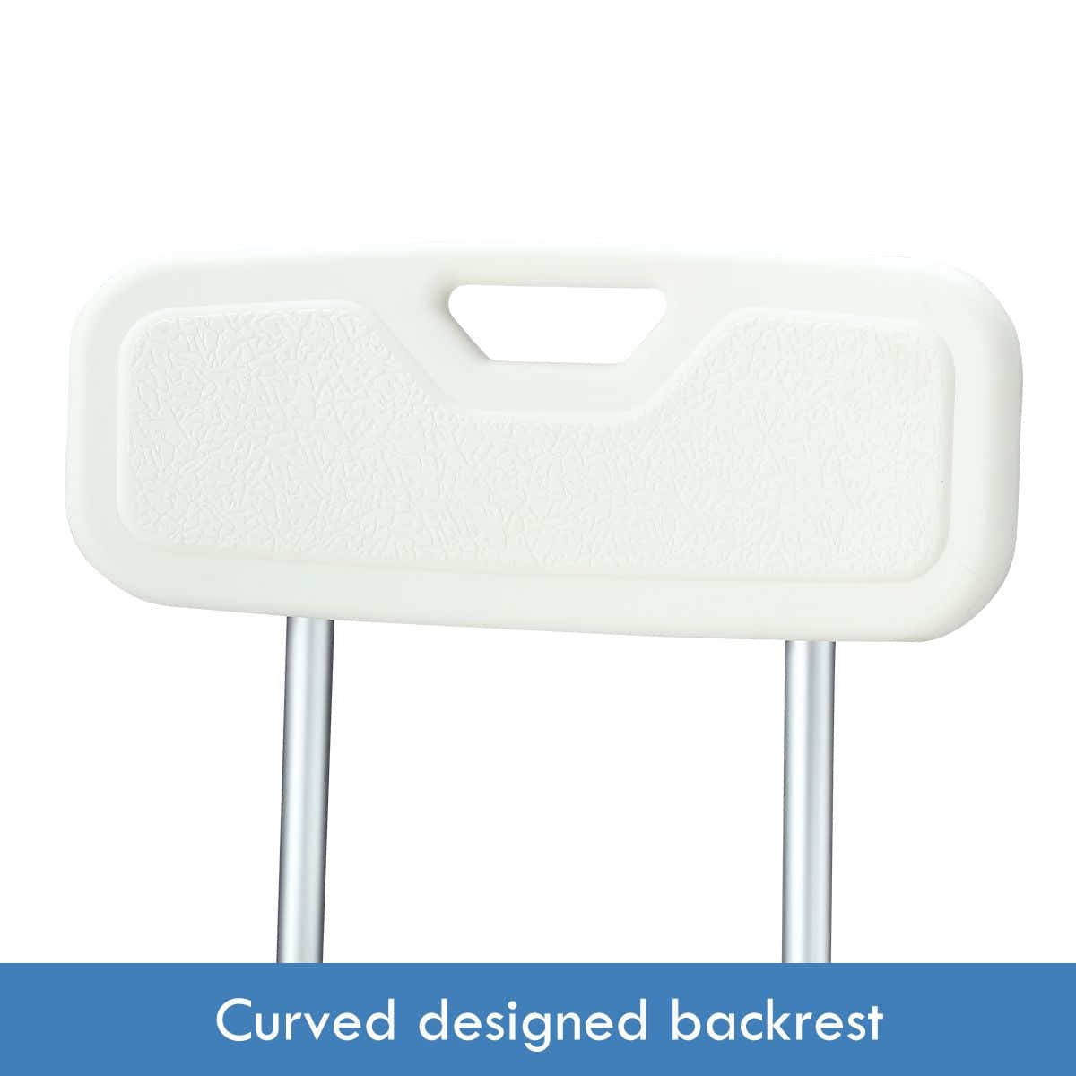 DS BD Medical Shower Chair Bathtub Bath Seat Stool with Back and Armrests