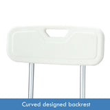 DS BD Medical Shower Chair Bathtub Bath Seat Stool with Back and Armrests