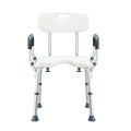 DS BD Medical Shower Chair Bathtub Bath Seat Stool with Back and Armrests