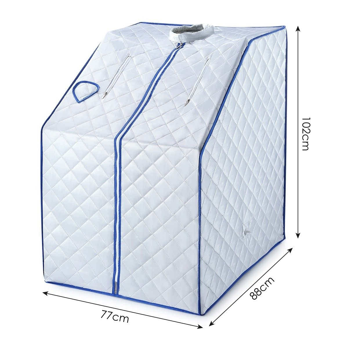 DS BD Portable Steam Sauna Full Spa Kit 1000W Steamer W/Foldable Remote Control
