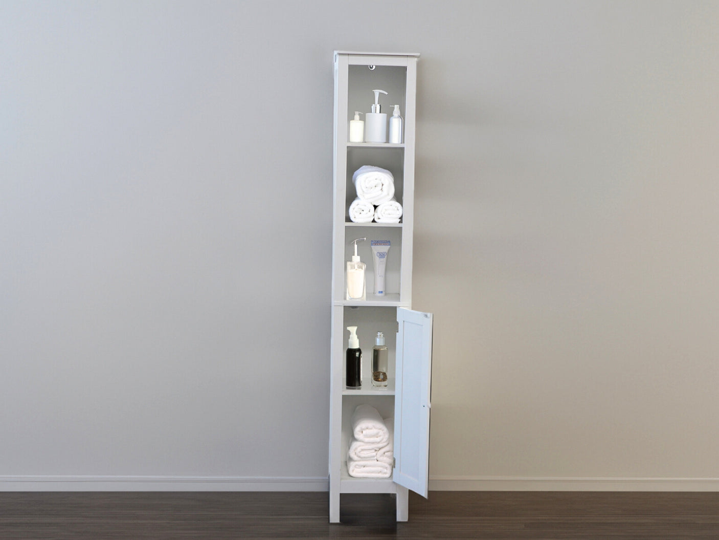 Rattan Tower Cabinet
