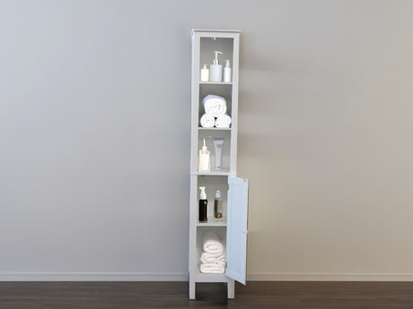 Rattan Tower Cabinet