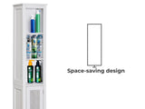 Rattan Tower Cabinet
