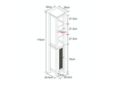 Rattan Tower Cabinet