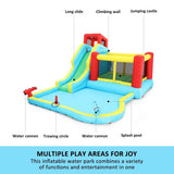 DS BD All In 1 Inflatable Water Park Slide Cannon Climbing Bouncer Castle