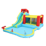 DS BD All In 1 Inflatable Water Park Slide Cannon Climbing Bouncer Castle