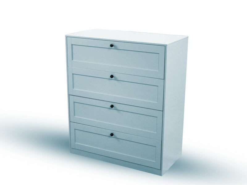 Lonna Steel 4-Drawer Tallboy - Mint