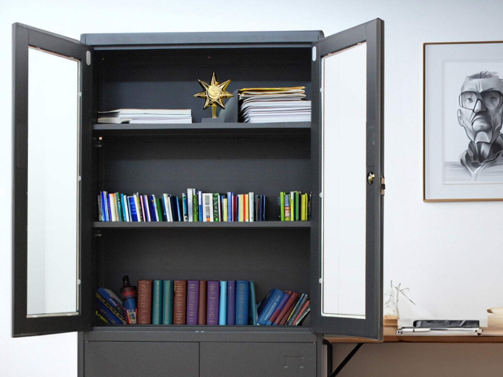 DS File Cabinet Half Display