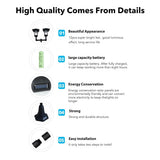DS BD Deluxe Outdoor Solar Lights Garden Lamp Post with Double