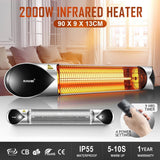 DS BD New Maxkon 2000W Carbon Fibre Infrared Heater Instant Heat Remote Control