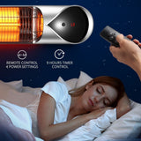 DS BD New Maxkon 2000W Carbon Fibre Infrared Heater Instant Heat Remote Control