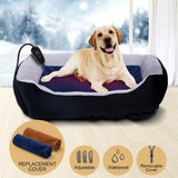 DS BD Heated Dog Cat Pad Puppy Electric Heater Blanket Pet Protection 60x45cm L