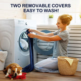 DS BD Heated Dog Cat Pad Puppy Electric Heater Blanket Pet Protection 60x45cm L