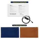 DS BD Heated Dog Pad Pet Cat Doggy Bed Puppy Electric Heater Mat XL 75x45cm