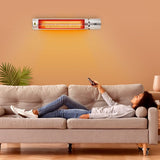 DS BD Maxkon 2000W Electric Outdoor Halogen Infrared Patio Heater Radiant