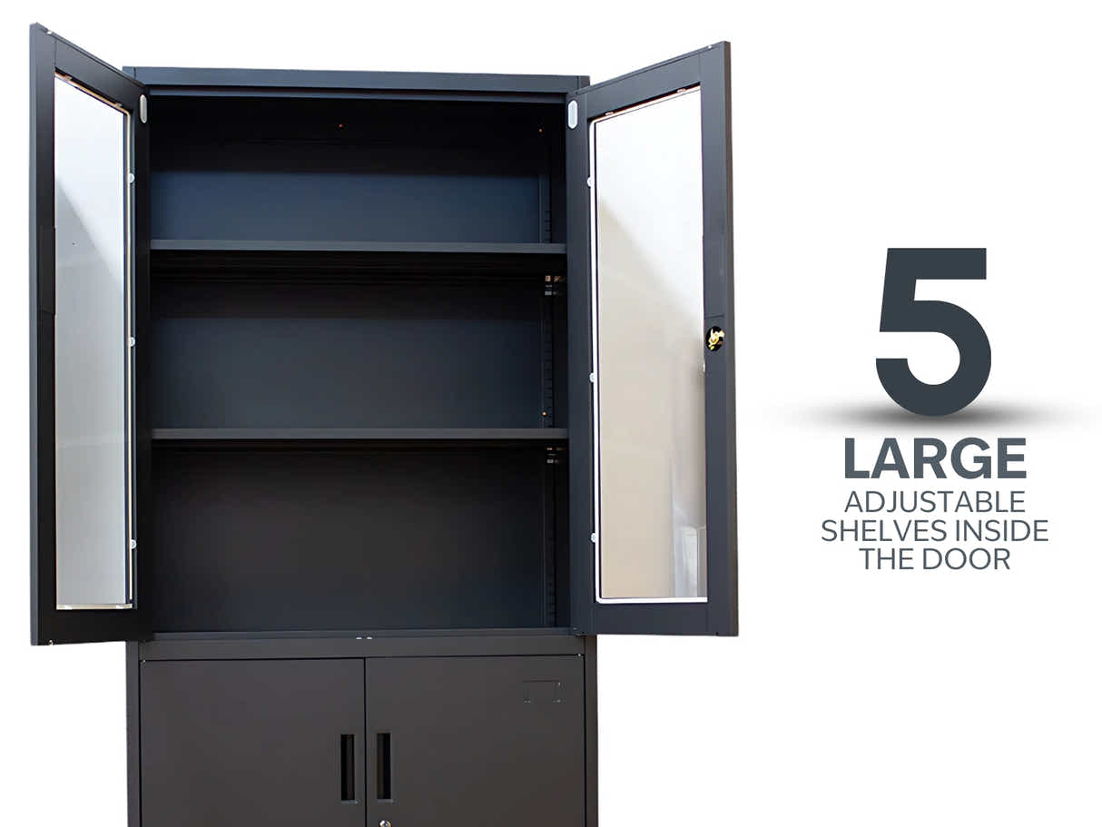 File Cabinet With Half Display