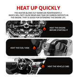 DS BD 12V 8KW Diesel Air Heater Kit RV Vehicle LCD Remote Control Black and Red