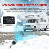 DS BD 12V Diesel Air Heater All in One 8kW Parking Remote Control Black and Red