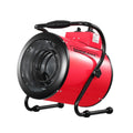 DS BD 2-in-1 3000W Portable Electric Industrial Fan Heater Free Standing SAA Red