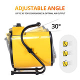 DS BD 2-in-1 3000W Electric Industrial Fan Heater Free Standing SAA Yellow