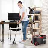 DS BD Spin Rotating Mop Bucket Set Dr Fussy 360 Degree and 4 Microfibre Heads