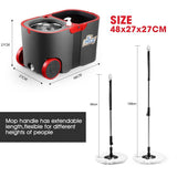 DS BD Spin Rotating Mop Bucket Set Dr Fussy 360 Degree and 4 Microfibre Heads