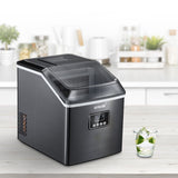 DS BD Maxkon 17KG Portable Commercial Ice Maker Stainless Steel Freezer Black