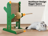 Cat Scratching Post Green