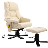 DS BD Full Body Massage Recliner Chair 8 Point Heated Office Beige