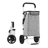 DS BD Shopping Cart Foldable Waterproof Aluminium Storage Market Granny Grey