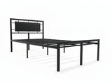 Dakota Metal Bed Frame & MEM 23 cm Mattress - King Single
