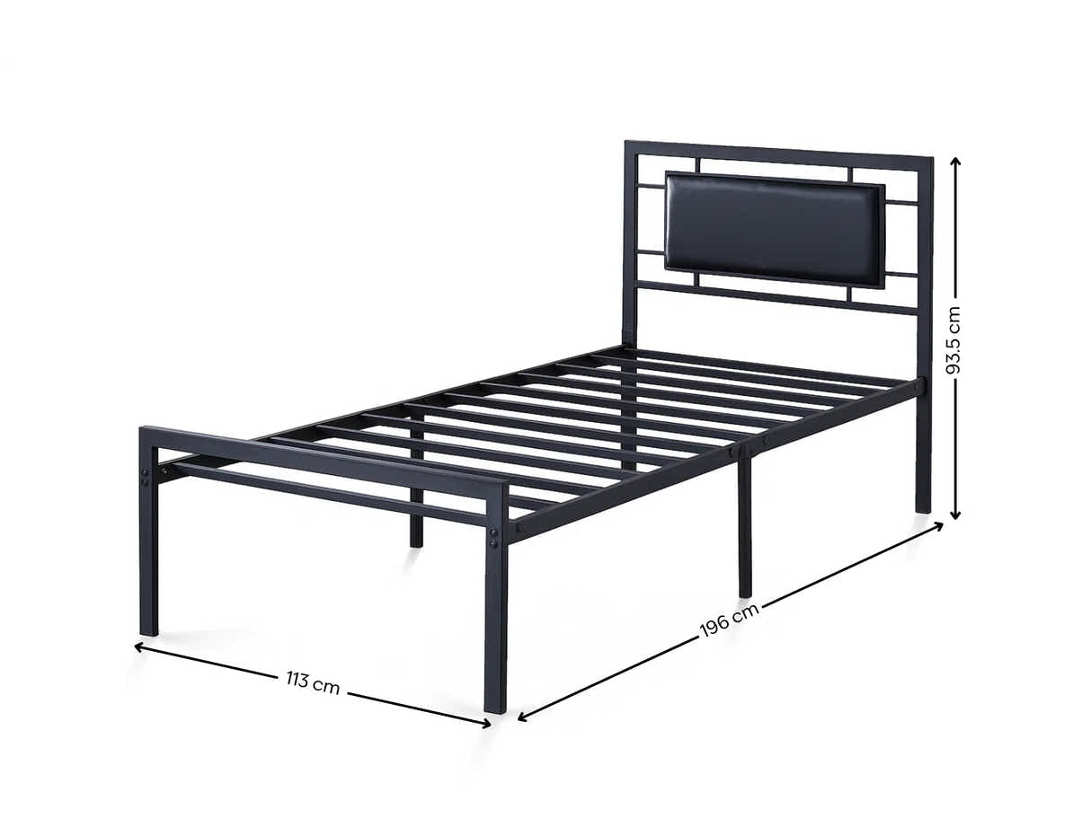 Dakota Metal Bed Frame - King Single