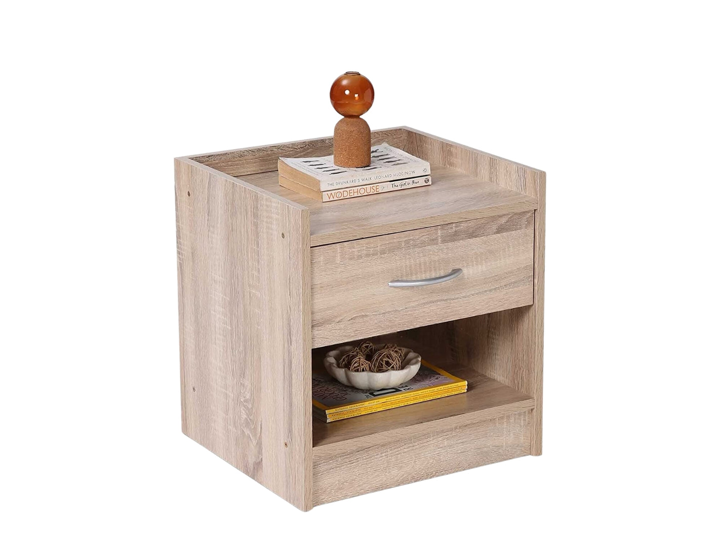 Bardalona Bedside Table Oak