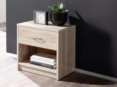 Bardalona Bedside Table Oak