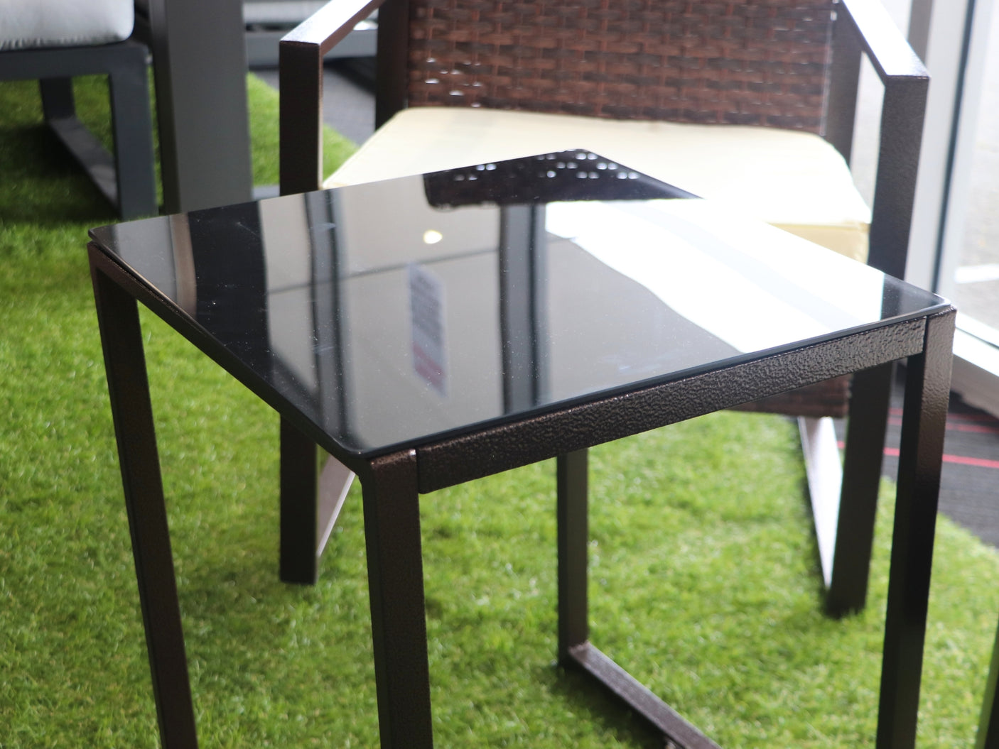 Livonia Outdoor Rattan Set Brown PE rattan