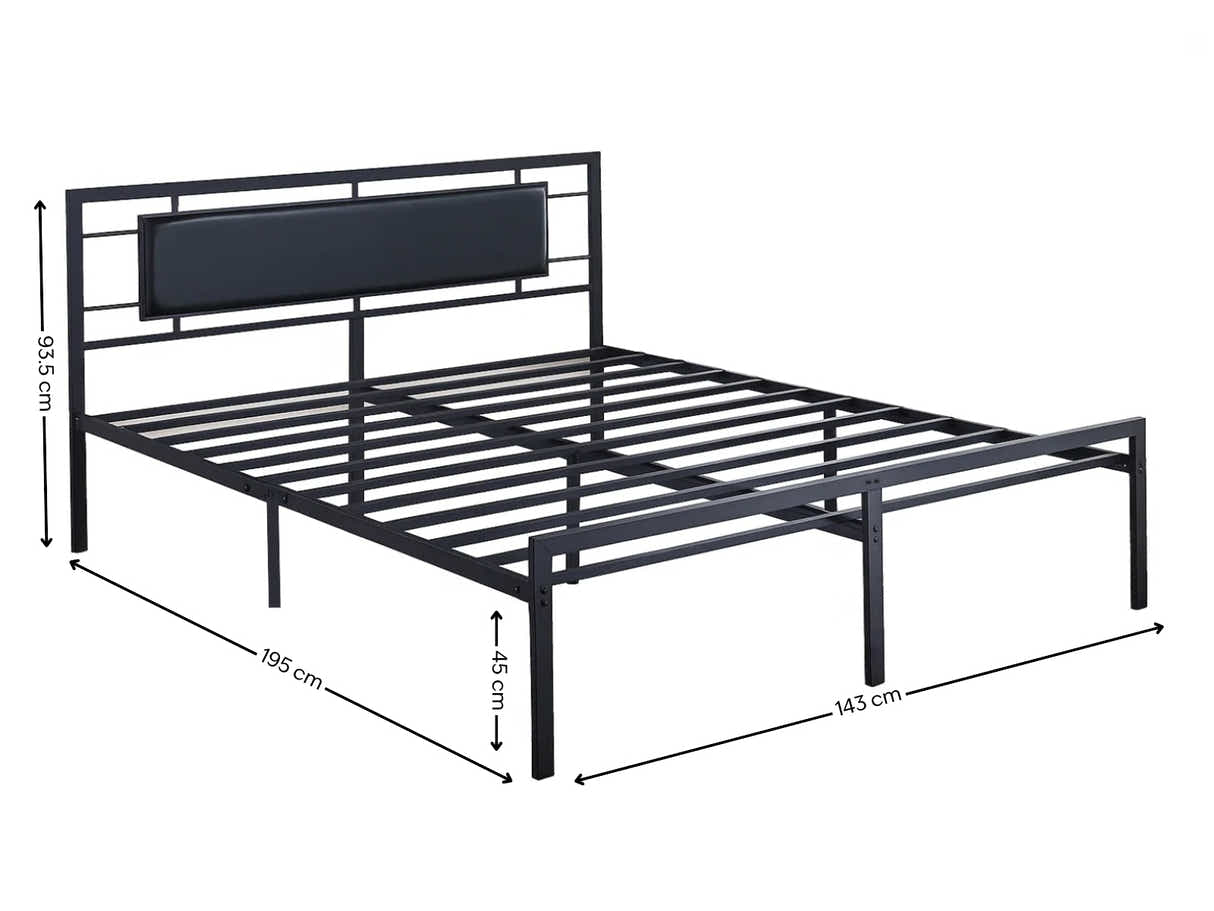 Dakota Metal Bed Frame - Double