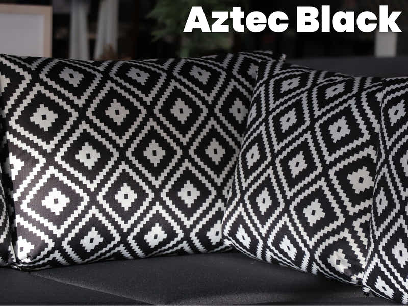 DS NZ Made Ezra Corner Sofa with Aztec Cushions