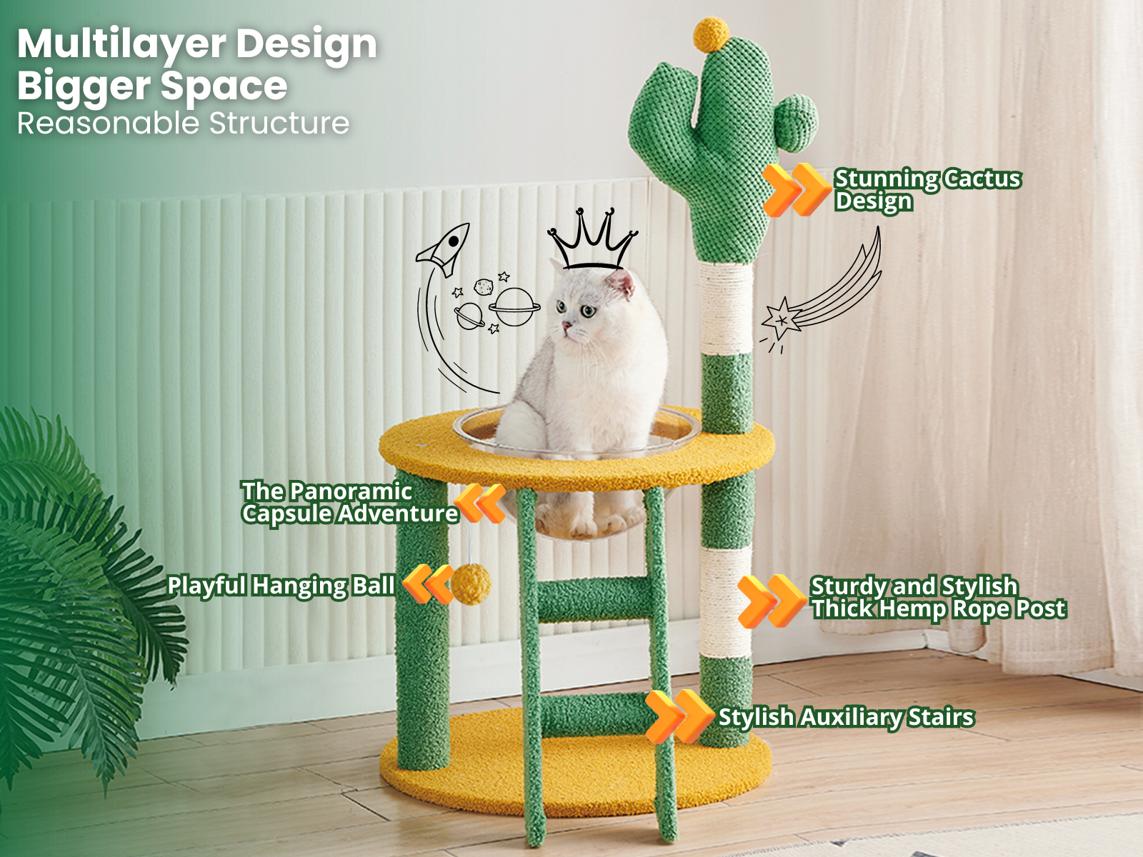 Cat tree 0.9m